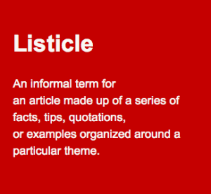 listicle